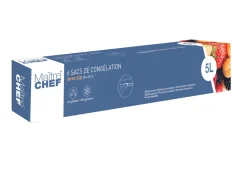 6 Sachets Congelation Zip 5L 28X40Cm