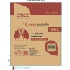 10 Sacs Poubelle 100L Avec Poignees
