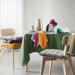 maxibazar 3 Serviettes De Table 40X40Cm Recycle Uni Bordeaux