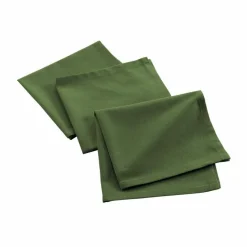 maxibazar 3 Serviettes De Table 40X40Cm Recycle Uni Vert