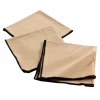 maxibazar 3 Serviettes Table 40X40Cm Recycle Uni Beige