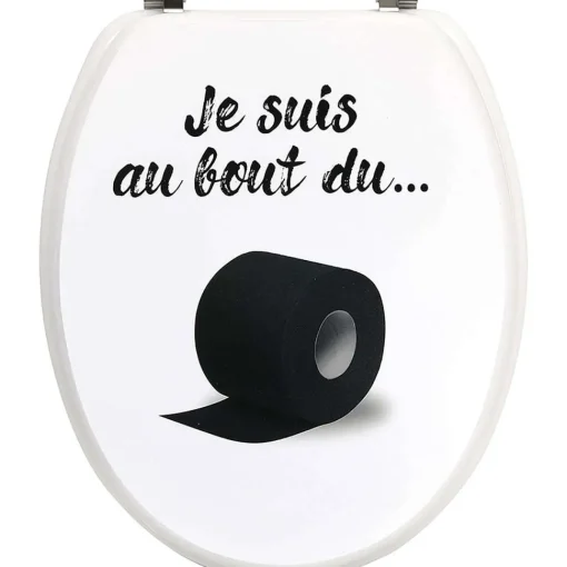 Abattant Wc 18 Pouces Attaches Acier Inoxydable Bout Rouleau