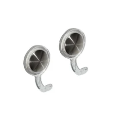 Accroche Torchon X2 Gris Noir Transparents