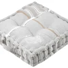 maxibazar Adelaide Coussin Sol 45X45X10Cm Naturel