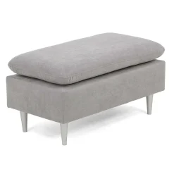 Adriana Pouf Gris Clair Soro 90