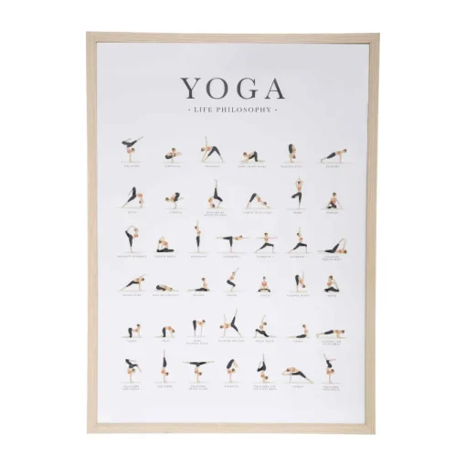 Atmosphera Affiche Cadre Yoga D.50X70Cm
