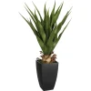 Atmosphera Agave Pot Rectangle H.73Cm