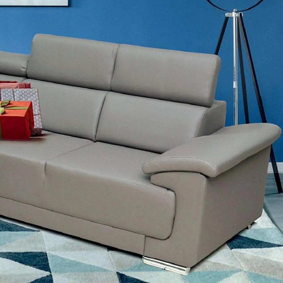 Agnes Canapé Angle Reversible Taupe