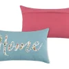 maxibazar Amaryllis Coussin 30X50Cm Bleu