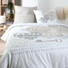 maxibazar Amour Housse Couette 240X220Cm Et 2 Taies 63X63Cm 57 Fils