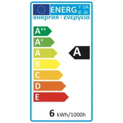 Atmosphera Ampoule Led Globe Ambree Filament Torsade E27