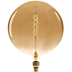Atmosphera Ampoule Led Globe Ambree Filament Torsade E27