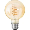Atmosphera Ampoule Led Torsadee Ambre G95 4W