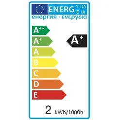 Atmosphera Ampoule Led Torsadee Ambre G95 4W
