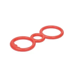 Anneaux Caoutchouc 23.5Cm Rouge