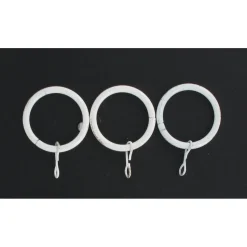 maxibazar Anneaux D20 X8 Blanc Or