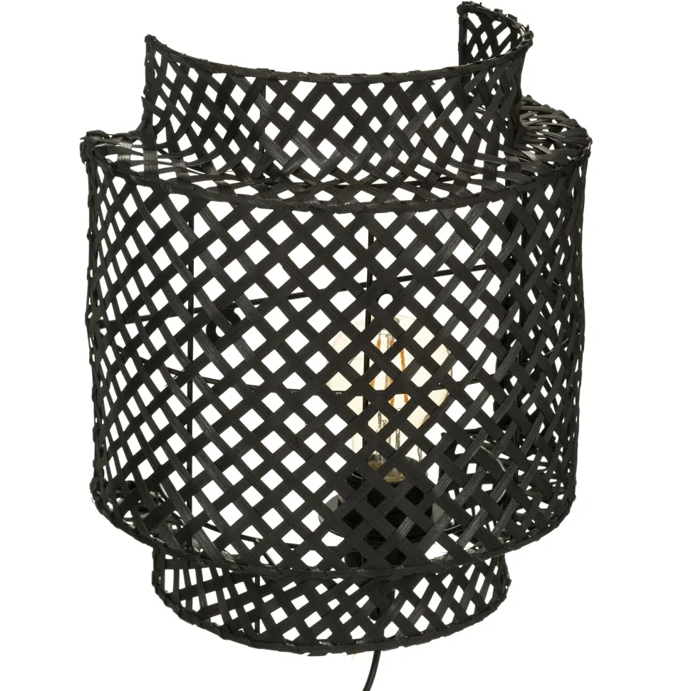 Atmosphera Applique Bambou Liby Noir D.23Cm
