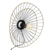 maxibazar Applique Metal Alara Noir D.45Cm