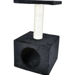 Arbre A Chat Avec Niche 58Cm Anthracite