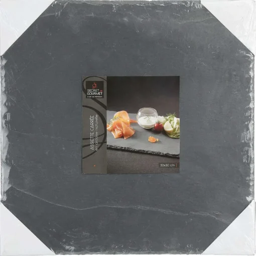 Assiette Ardoise 30X30Cm