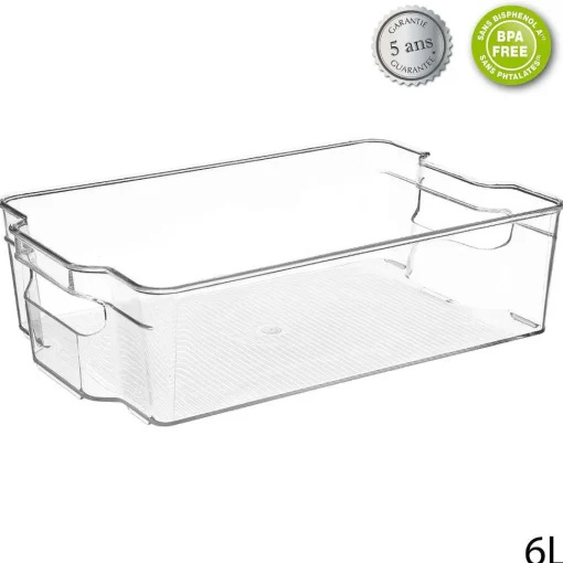 Bac De Rangement Frigo 6L