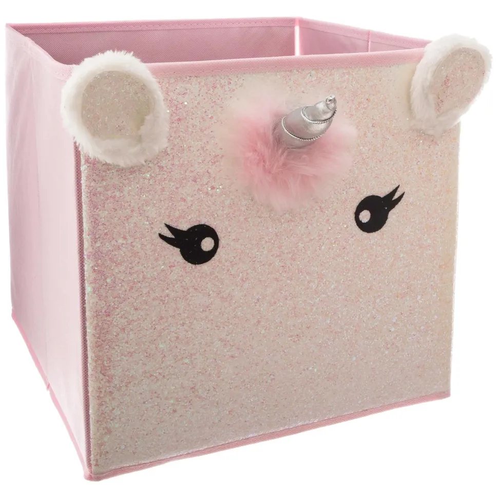 Atmosphera Bac Rangement Licorne 31X29X29Cm