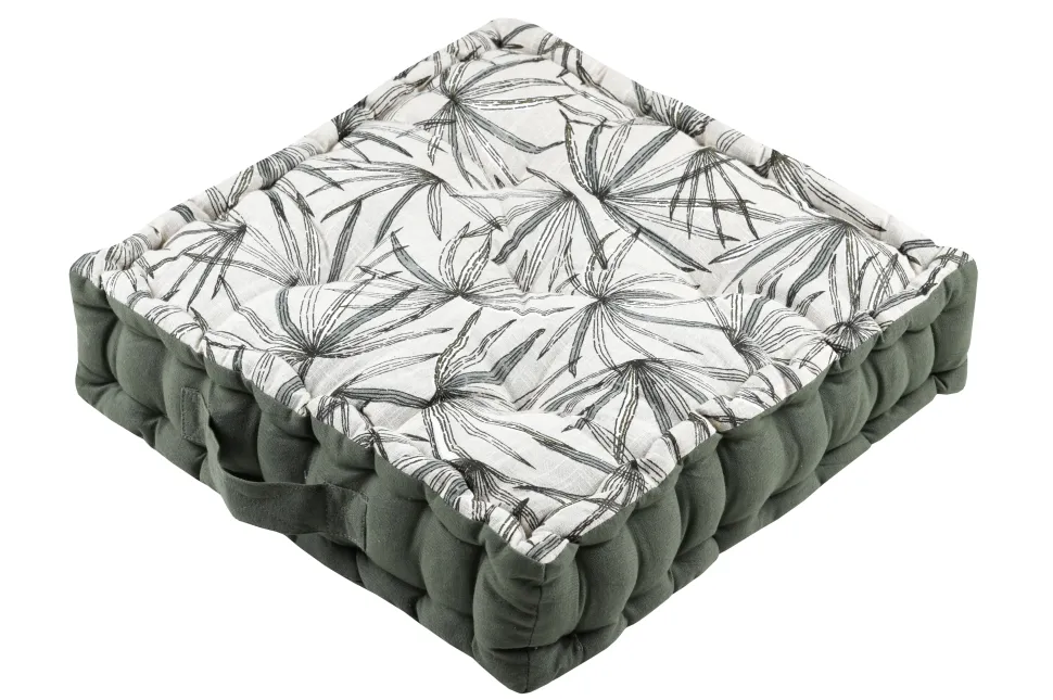 maxibazar Baleares Coussin Sol 45X45X10Cm Vert