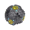 Balle Distributeur De Croquettes Vinyle Sonore Noir D.10Cm