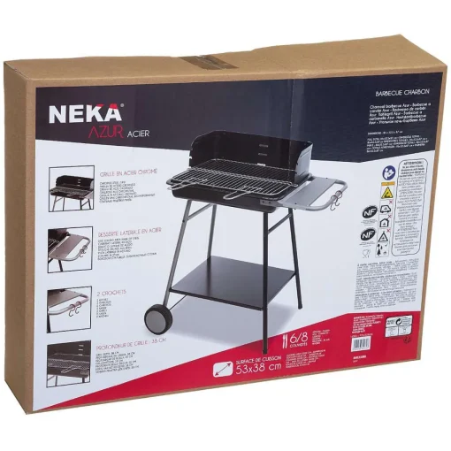 Barbecue Charbon Neka Azur Acier 55Cm