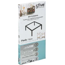 Base Metal Etagere Mix 34X31Cm