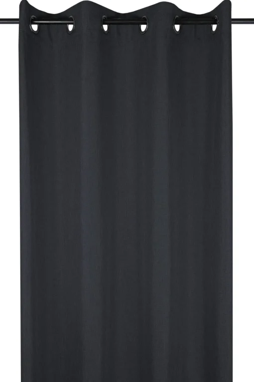 maxibazar Bea Rideau Oeillets 140X260Cm Charbon