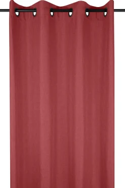 maxibazar Bea Rideau Oeillets 140X260Cm Carmin