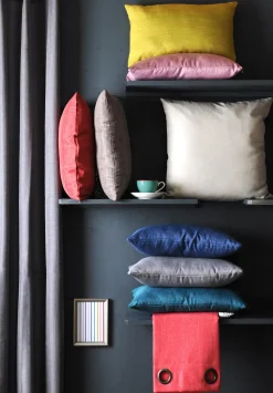 maxibazar Bea Rideau Oeillets 140X260Cm Gris