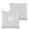 maxibazar Berenice Galette 4 Points 40X40X1.5Cm Naturel