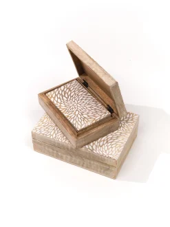 maxibazar Boite Bois Manguier Grand Modele