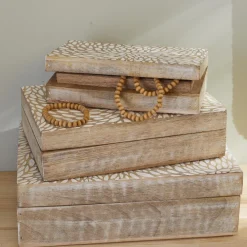 maxibazar Boite Bois Manguier Grand Modele