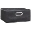 Boite De Rangement 31X15Cm Gris Fonce Chine