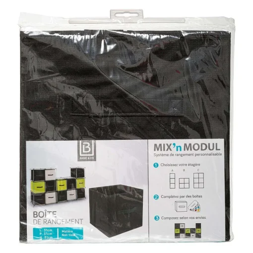Boite De Rangement 31X31Cm Noir