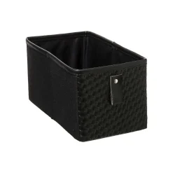 Boite Rangement 15X31Cm Cuir Tresse
