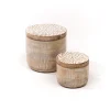 maxibazar Boite Ronde Bois Manguier Grand Modele