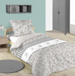 maxibazar Bonnie Housse De Couette 140X200Cm Et 1 Taie 63X63Cm