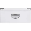 Boîte Coins Metal Blanc 48X33.5X16Cm