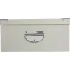 Boîte Coins Metal Gris 48X33.5X16Cm
