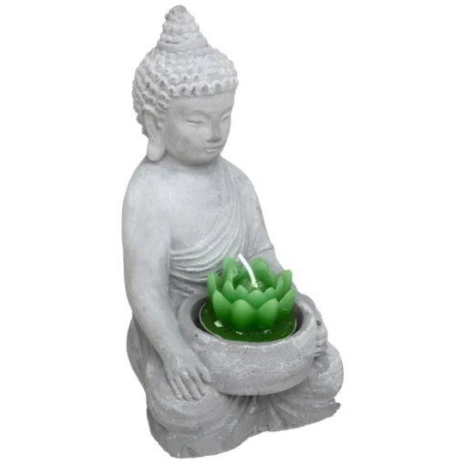 Atmosphera Bouddha Ciment H.15Cm