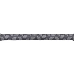 maxibazar Boudin De Porte Simple Bourrelet 80Cm Bande Agrippante Gris
