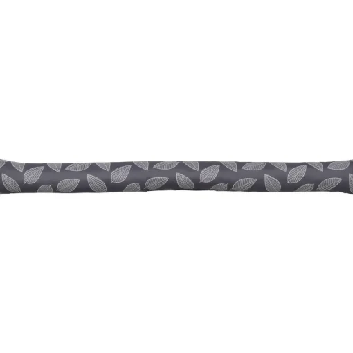 maxibazar Boudin De Porte Simple Bourrelet 80Cm Bande Agrippante Gris