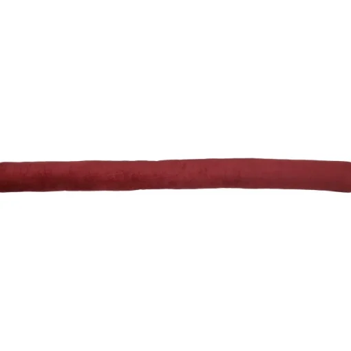 maxibazar Boudin De Porte Simple Bourrelet Velours 80Cm Rouge