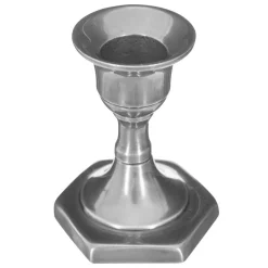 Atmosphera Bougeoir Metal Argent H.7.5Cm