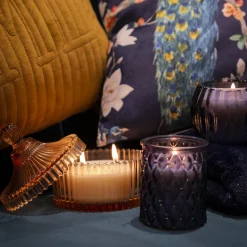 maxibazar Bougie Boheme Ecrin En Verre 6.5X9Cm