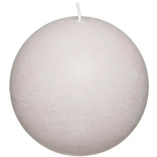 Atmosphera Bougie Boule Rustic Taupe D.10Cm
